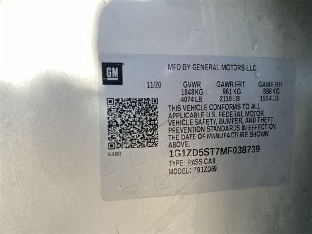 2021 Chevrolet Malibu FWD LT