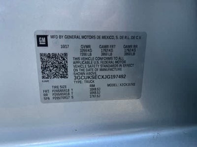 2018 Chevrolet Silverado 1500 LTZ