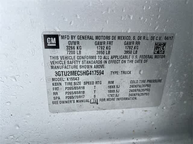 2017 GMC Sierra 1500 SLE