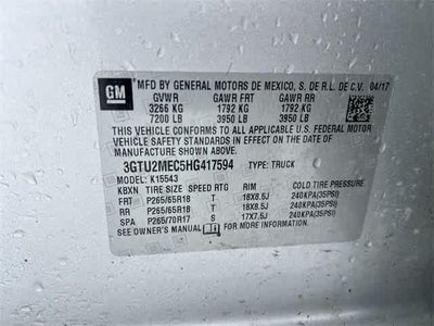 2017 GMC Sierra 1500 SLE