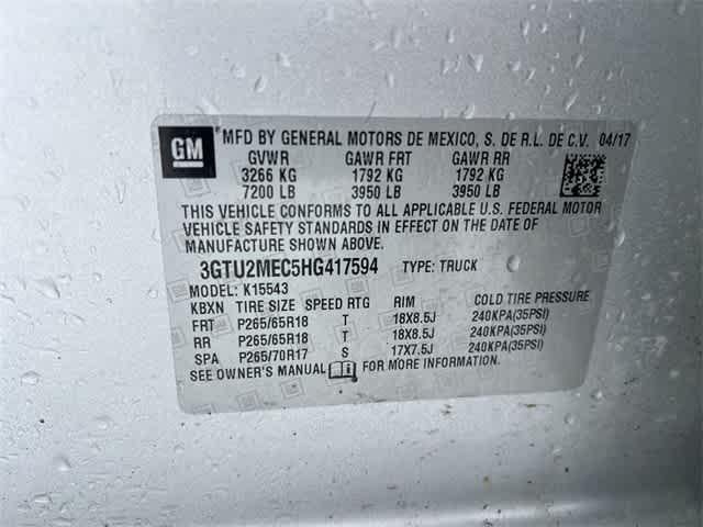 2017 GMC Sierra 1500 SLE