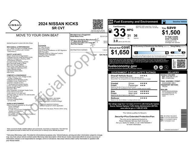 2024 Nissan Kicks SR Xtronic CVT