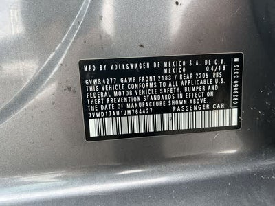 2018 Volkswagen Golf SportWagen TSI S