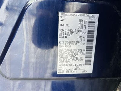 2022 Nissan Pathfinder SV 4WD