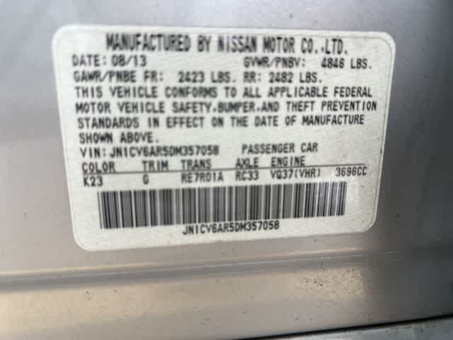 2013 INFINITI G37x x