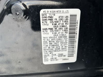 2020 Nissan Rogue SV Intelligent AWD