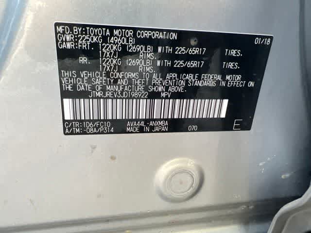 2018 Toyota RAV4 Hybrid XLE