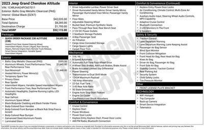 2023 Jeep Grand Cherokee Altitude