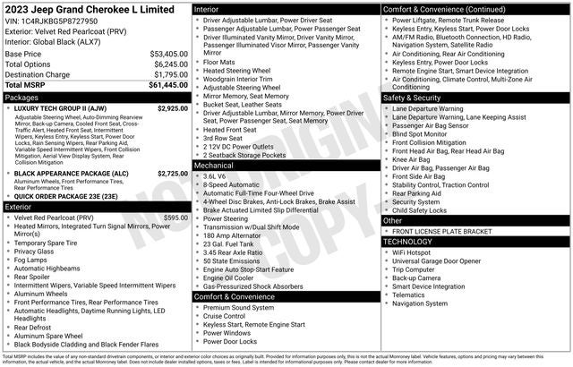 2023 Jeep Grand Cherokee L Limited