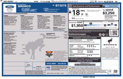 2022 Ford Bronco Black Diamond