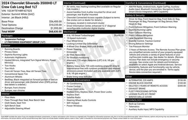 2024 Chevrolet Silverado 3500HD LT