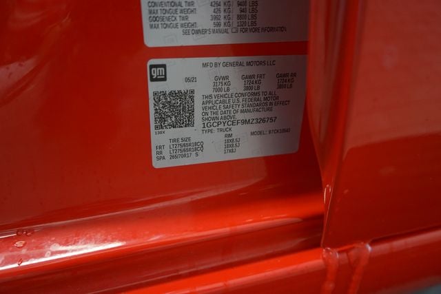 2021 Chevrolet Silverado 1500 Custom Trail Boss