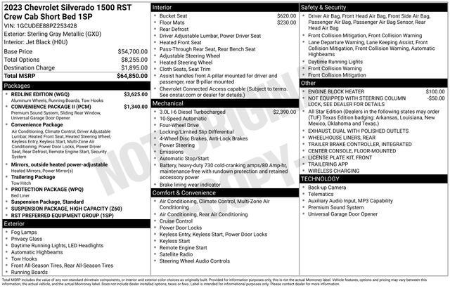 2023 Chevrolet Silverado 1500 RST