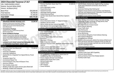 2024 Chevrolet Traverse LT 2LT