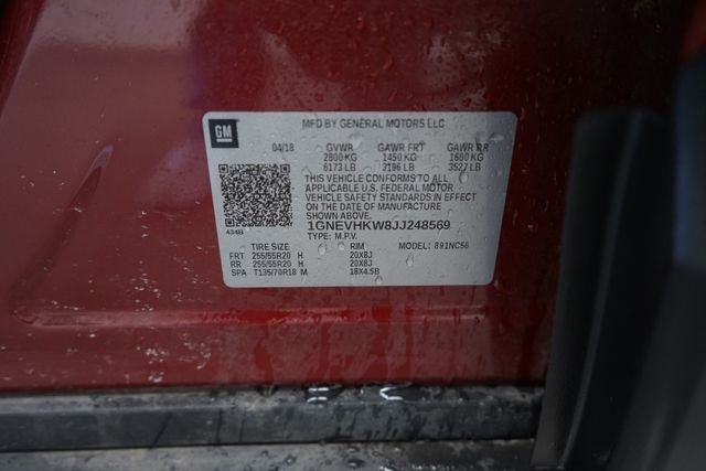 2018 Chevrolet Traverse 3LT