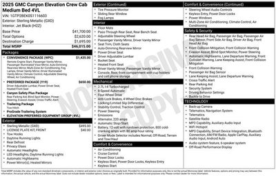 2025 GMC Canyon Elevation