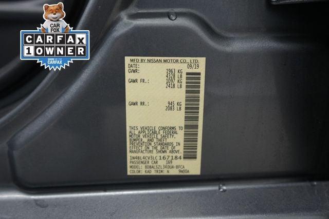 2020 Nissan Altima 2.5 SR