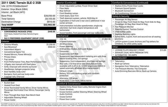 2011 GMC Terrain SLE-2