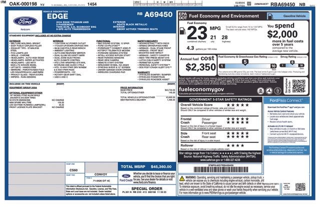 2024 Ford Edge Titanium