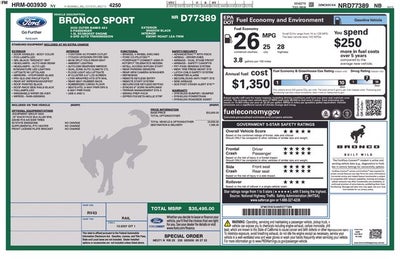 2022 Ford Bronco Sport Outer Banks