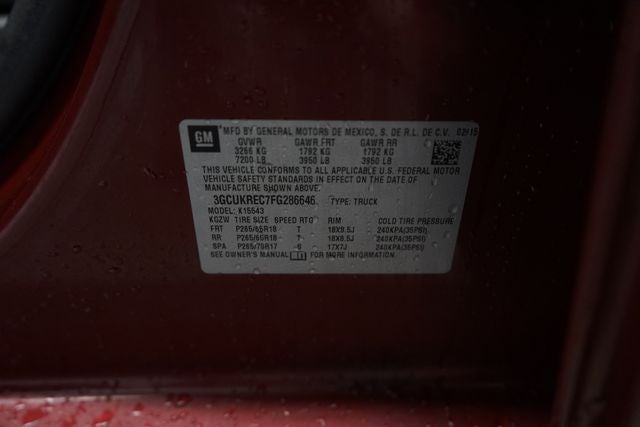 2015 Chevrolet Silverado 1500 LT LT1