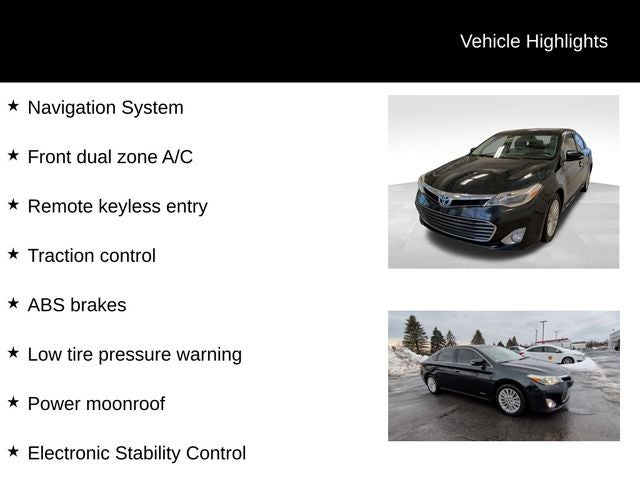 2015 Toyota Avalon Hybrid Limited