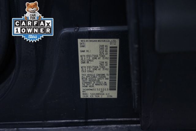 2012 Nissan Xterra PRO-4X