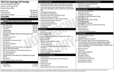 2023 Kia Sportage SX-Prestige