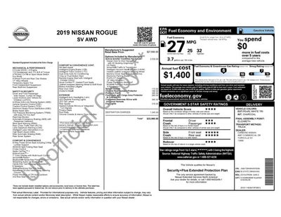 2019 Nissan Rogue SV