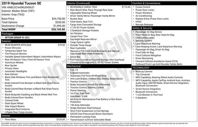 2019 Hyundai Tucson SE