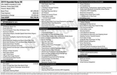 2019 Hyundai Kona SE