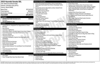 2023 Hyundai Sonata SEL