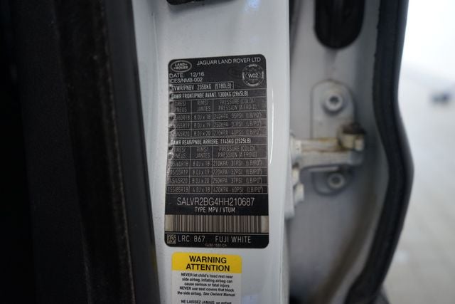 2017 Land Rover Range Rover Evoque HSE