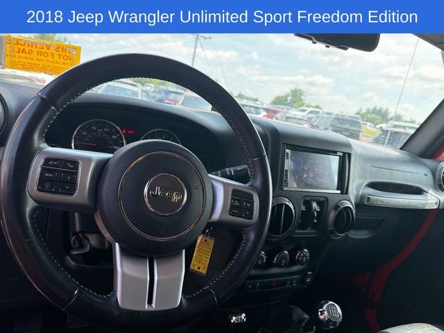 2018 Jeep Wrangler JK Unlimited Sport