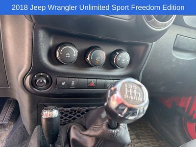 2018 Jeep Wrangler JK Unlimited Sport
