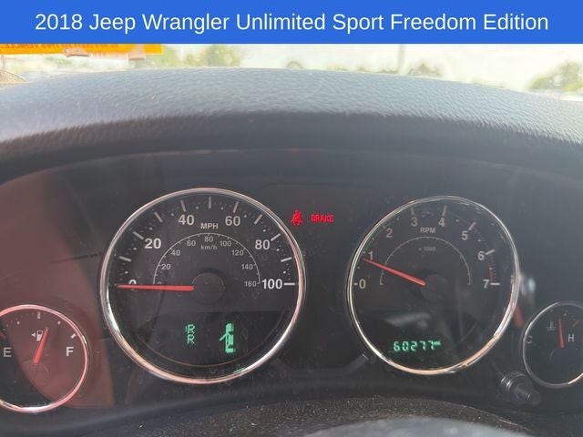 2018 Jeep Wrangler JK Unlimited Sport
