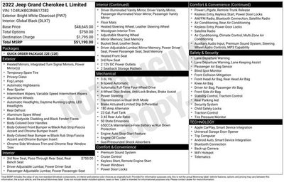 2022 Jeep Grand Cherokee L Limited