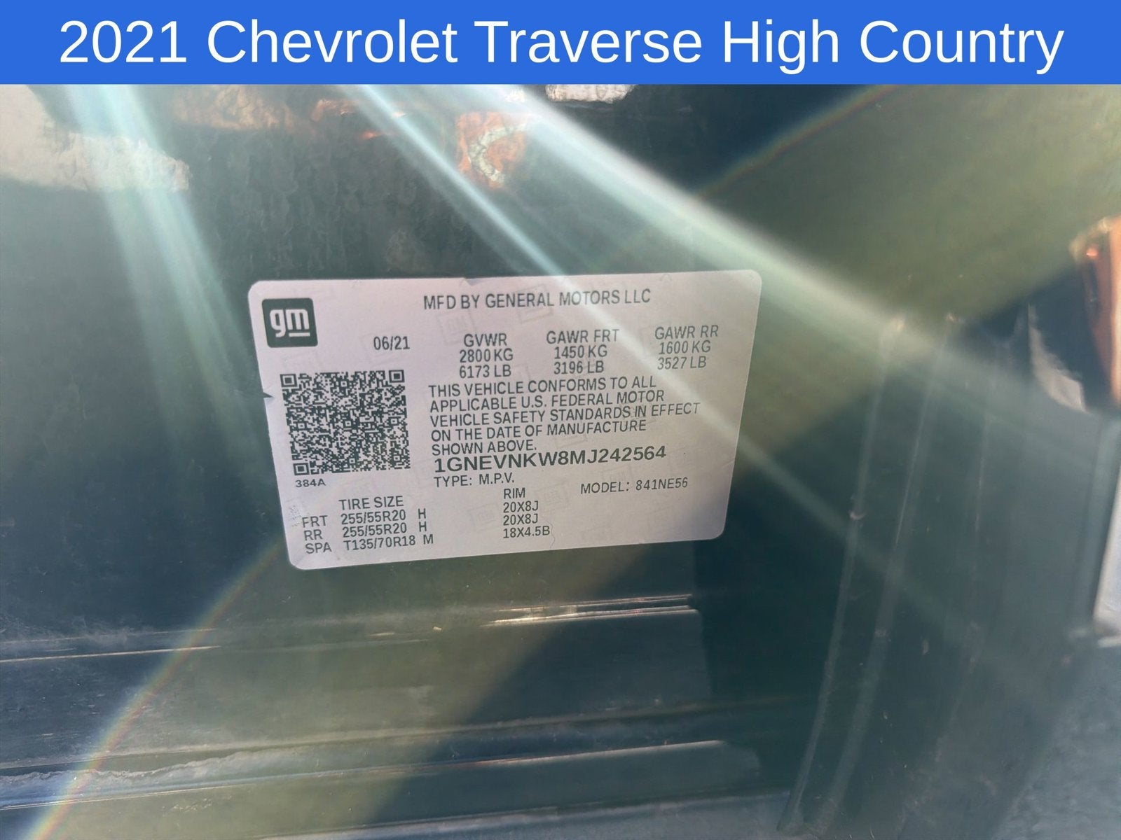 2021 Chevrolet Traverse High Country