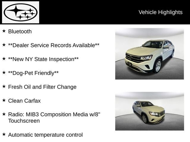 2022 Volkswagen Atlas Cross Sport 3.6L V6 SE w/Technology