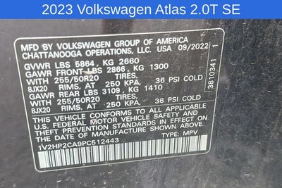 2023 Volkswagen Atlas 2.0T SE w/Technology
