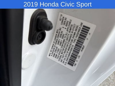2019 Honda Civic Sport