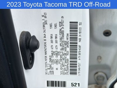 2023 Toyota Tacoma TRD Off-Road V6