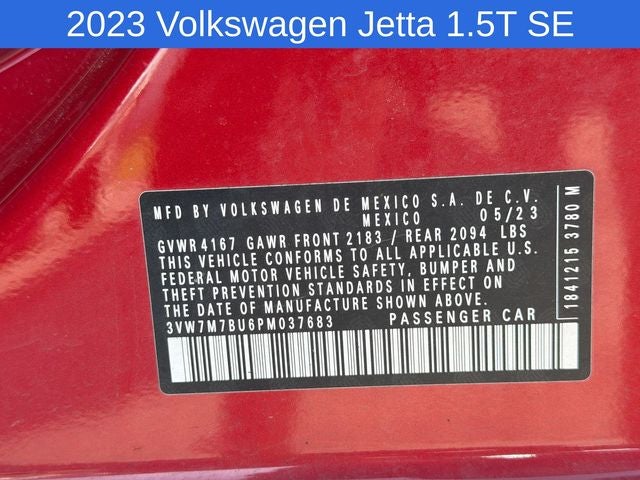 2023 Volkswagen Jetta 1.5T SE