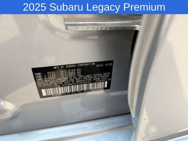 2025 Subaru Legacy Premium
