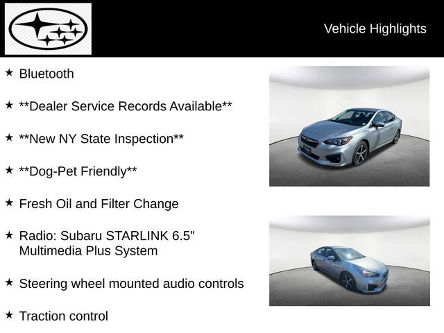 2019 Subaru Impreza 2.0i Premium