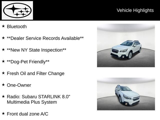2019 Subaru Outback 2.5i Premium