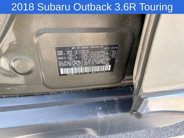 2018 Subaru Outback 3.6R Touring