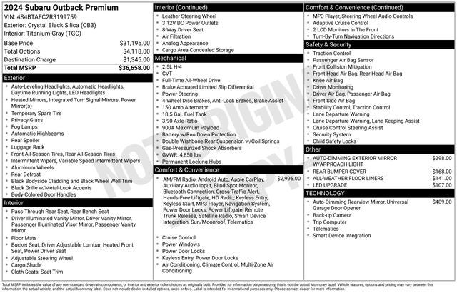 2024 Subaru Outback Premium