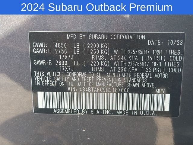 2024 Subaru Outback Premium