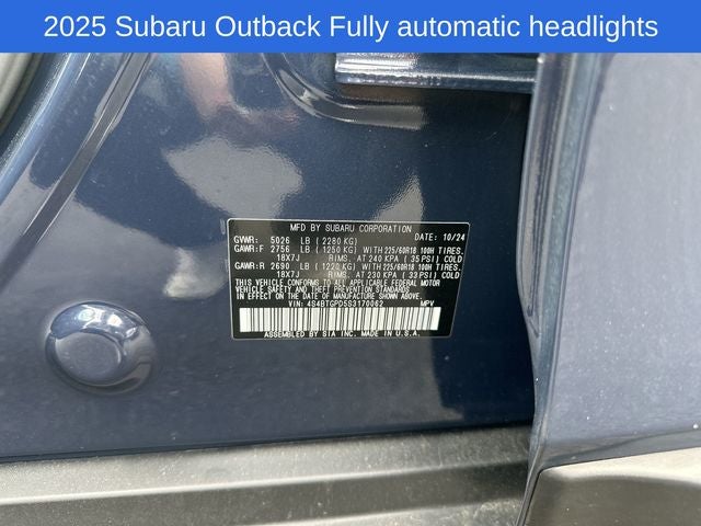2025 Subaru Outback Touring XT